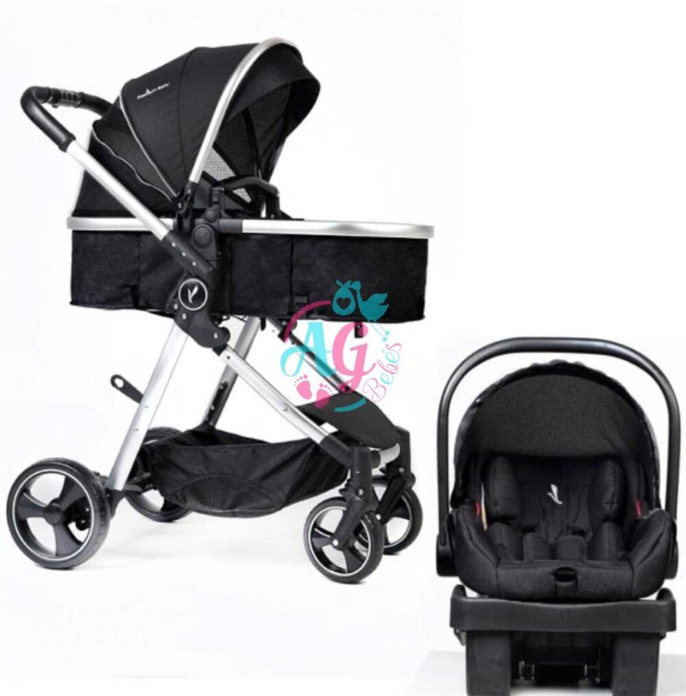 Travel system mike 3en1 negro