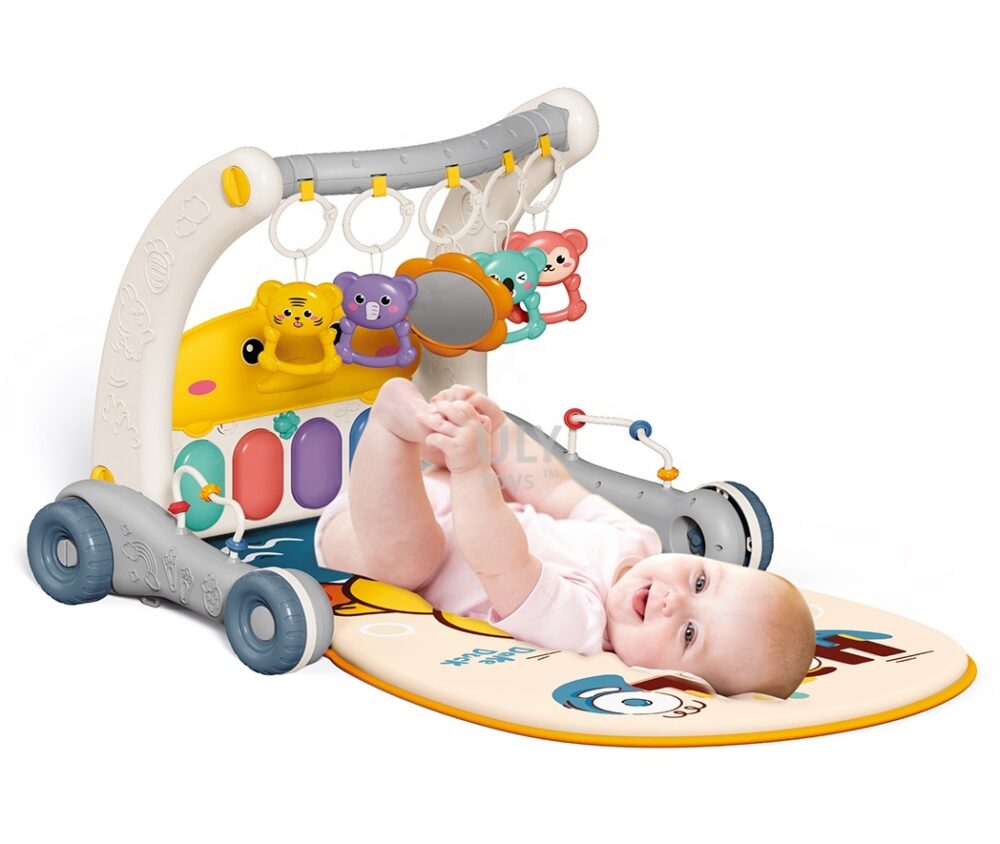 Gimnasio piano rack 2 en 1 gris