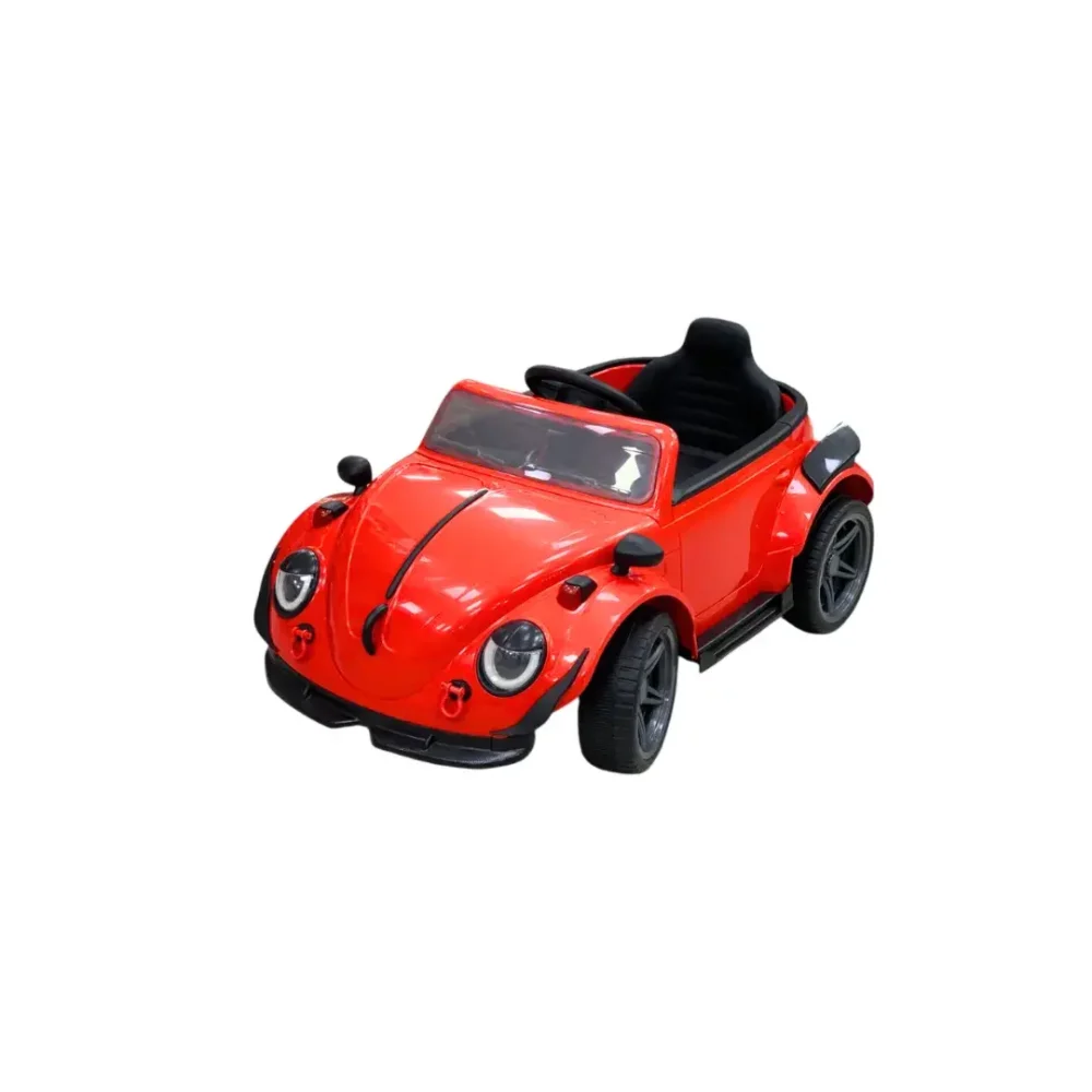 Auto escarabajo a bateria rojo