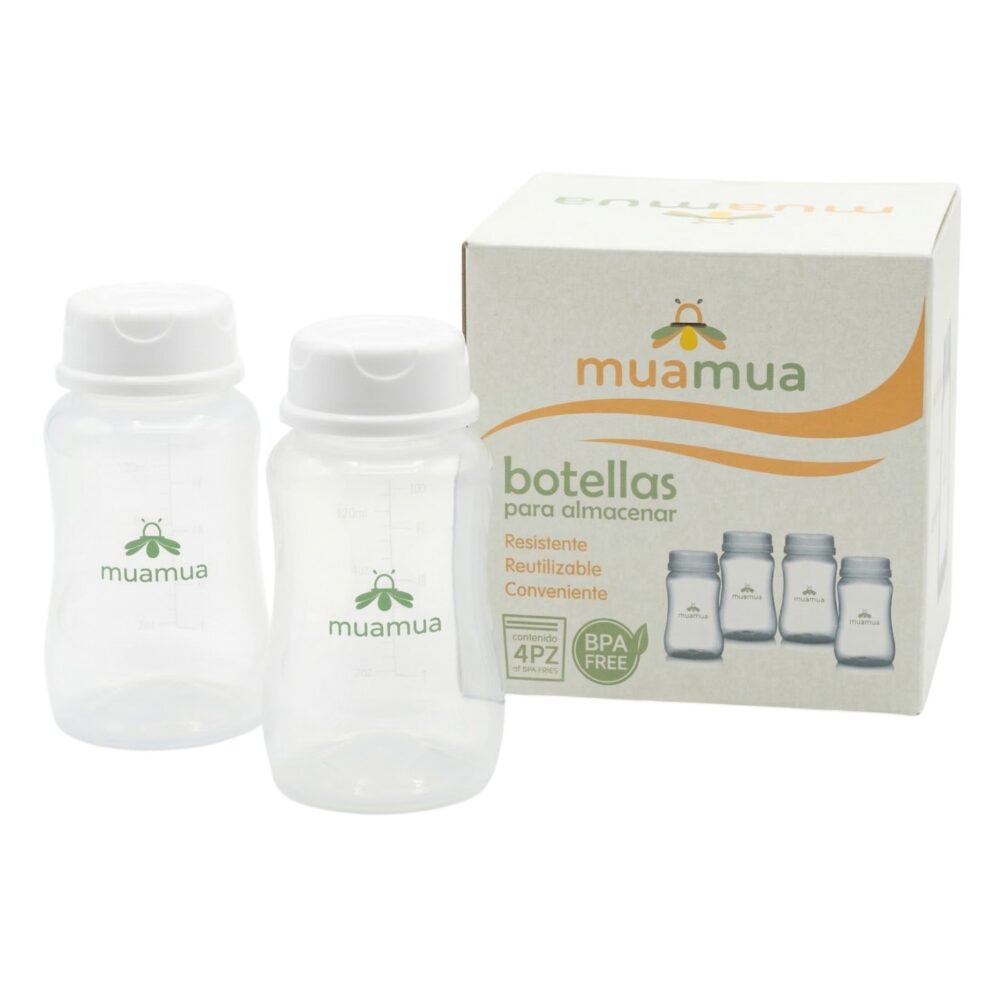 Botellas de almacenamiento x4 150ml MuaMua