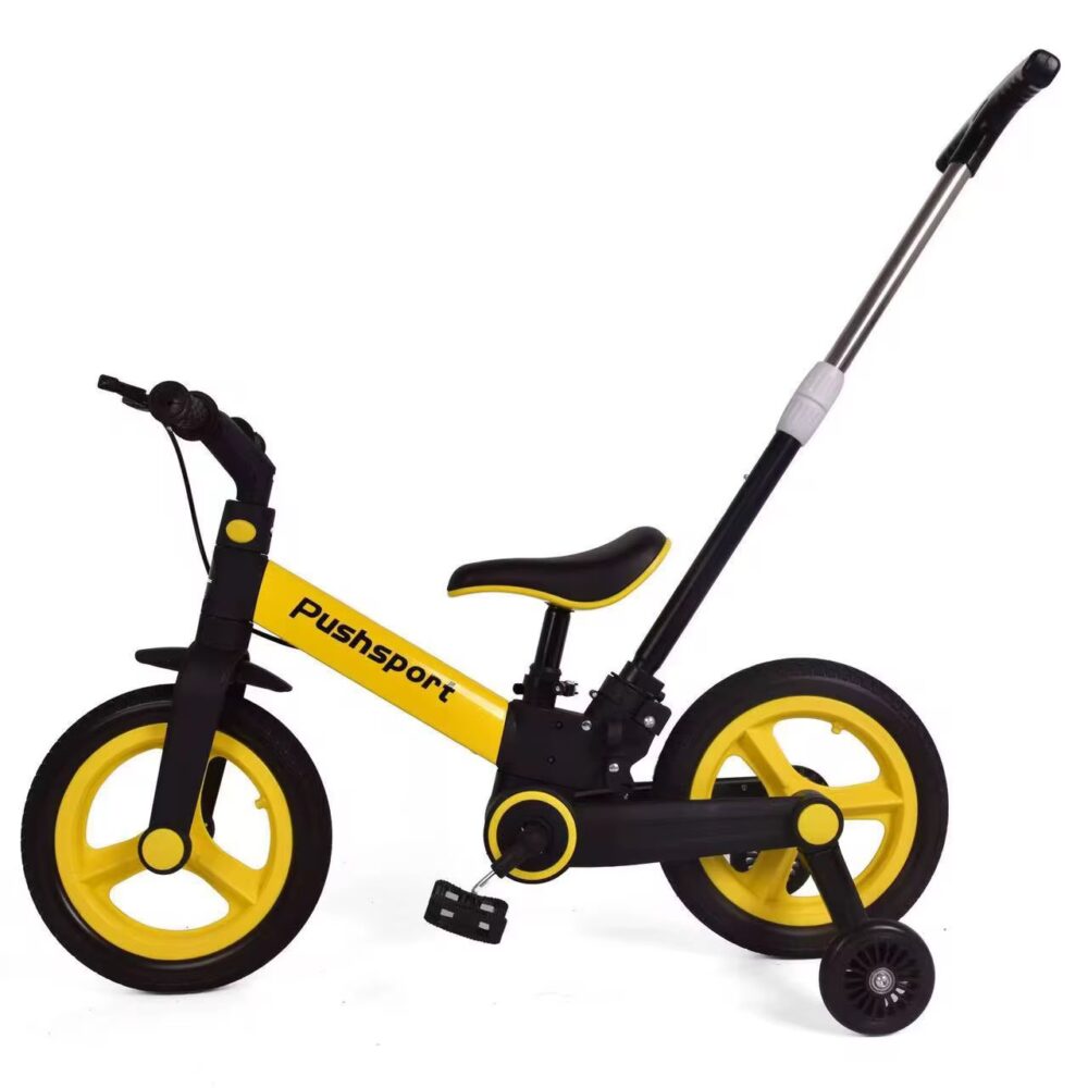 Triciclo de equilibrio plegable 6 en 1 amarillo