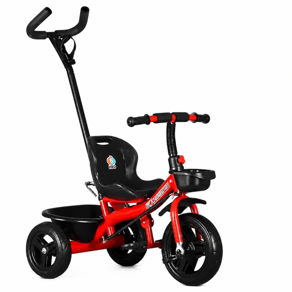 Triciclo guiador rojo