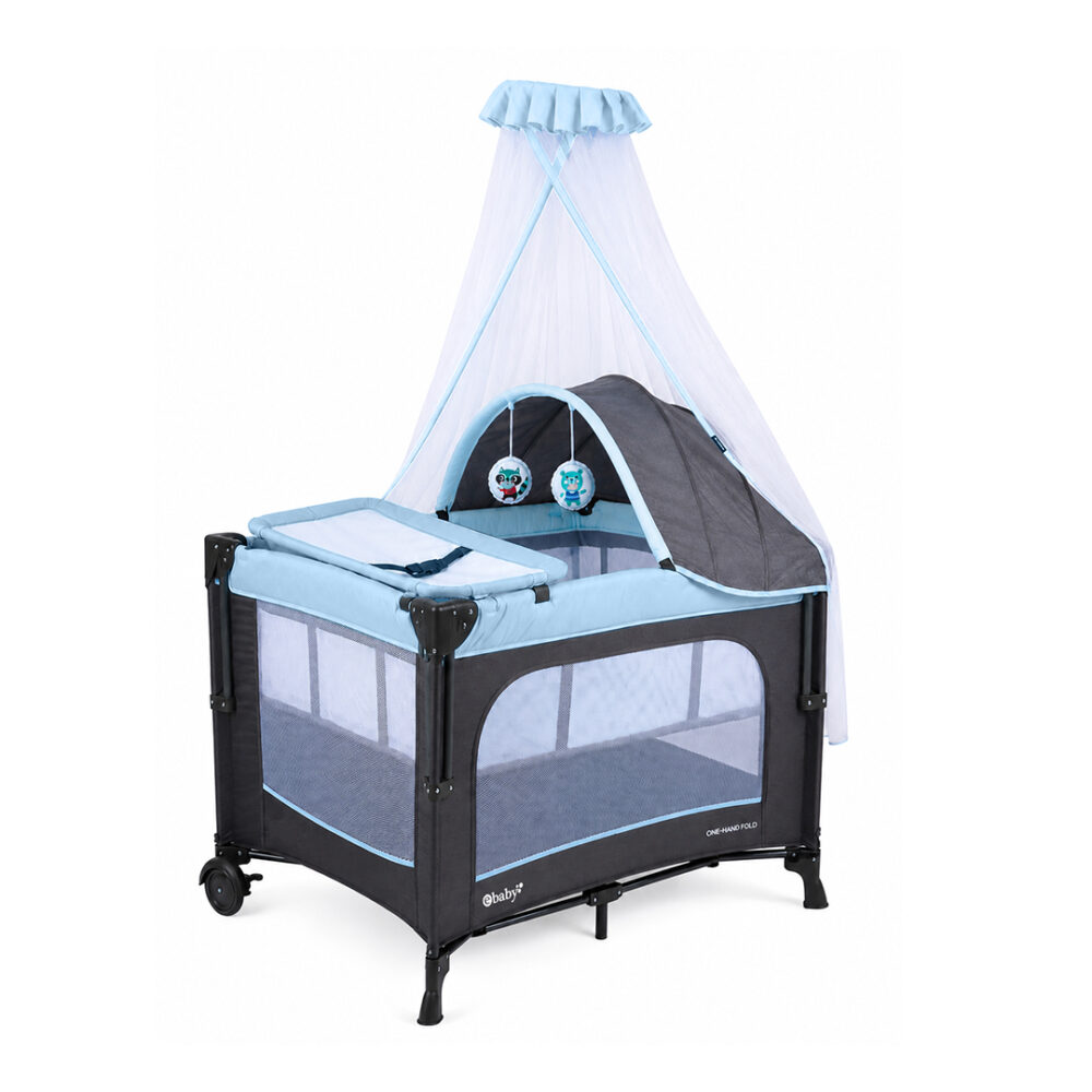 Cuna corral Aven azul